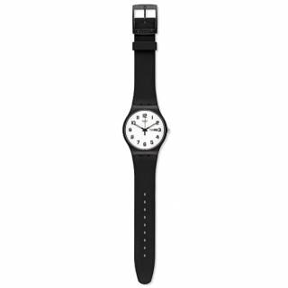 ΡΟΛΟΙ SWATCH  SUOB705 SWATCH Twice Again Black Silicone Strap