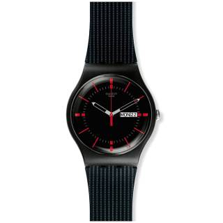 ΡΟΛΟΙ SWATCH SUOB714 SUON708 SWATCH Gaet Black Silicone Strap