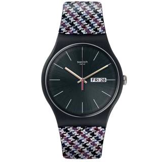 ΡΟΛΟΙ SWATCH  SUOB725 SWATCH Brit-In Warmth Multicolor Silicone Strap