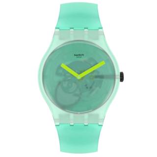 ΡΟΛΟΙ SWATCH SUOG119 SWATCH Monthly Drops Nature Blur Silicone Strap