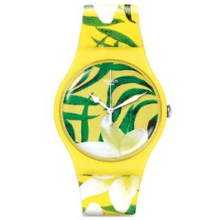 ΡΟΛΟΙ SWATCH SUOJ104 SWATCH Limbo Dance Green Rubber Strap