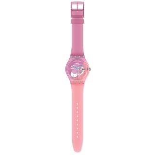 ΡΟΛΟΙ SWATCH SUOK151 SWATCH Supercharged Pinks Pink Silicone Strap