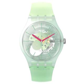 ΡΟΛΟΙ SWATCH SUOK152 SWATCH Gents Muted Green Silicone Strap