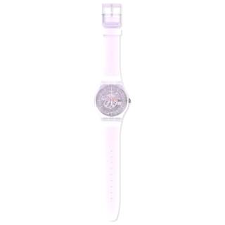 ΡΟΛΟΙ SWATCH  SUOK155 SWATCH New Gent Pink Mist Purple Silicone Strap