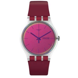 ΡΟΛΟΙ SWATCH SUOK717 SWATCH Polared Bordeaux Silicone Strap