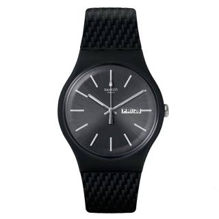 ΡΟΛΟΙ SWATCH SUOM708 SWATCH Bricagris Grey Silicone Strap