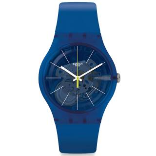 ΡΟΛΟΙ SWATCH SUON142 SWATCH Blue Sirup Blue Rubber Strap