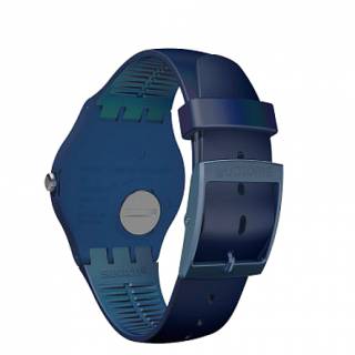 ΡΟΛΟΙ SWATCH GZ712 SUON708 SWATCH NEW GENTLEMAN Blue Silicone Strap