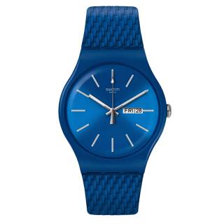 ΡΟΛΟΙ SWATCH SUON711 SWATCH Bricablue Blue Silicone Strap