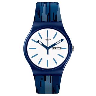 ΡΟΛΟΙ SWATCH SUON712 SWATCH Fiammablu Blue Silicone Strap