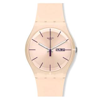 ΡΟΛΟΙ SWATCH SUOT700 SWATCH Rose Rebel Rose Rubber Strap