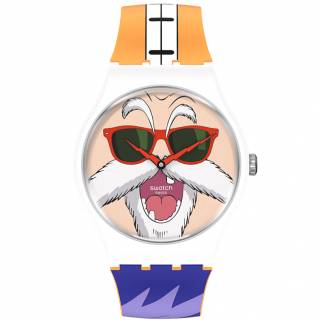 ΡΟΛΟΙ SWATCH SUOZ346 SWATCH Kamesennin X Swatch Dragonball Z Multicolor Silicone Strap