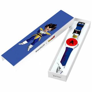 ΡΟΛΟΙ SWATCH SUOZ348 SWATCH Vegeta X Swatch Dragonball Z Multicolor Silicone Strap