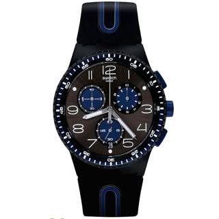 ΡΟΛΟΙ SWATCH  SUSB406 SWATCH Power Tracking Chrono Kaicco Blue Rubber Strap