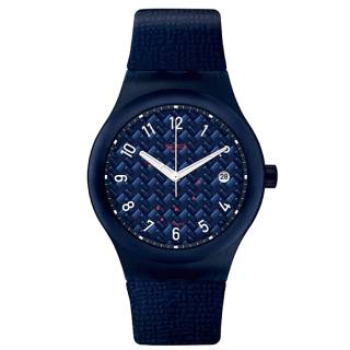 ΡΟΛΟΙ SWATCH  SUTN405 SWATCH Sistem Noite Automatic Blue Silicone Strap