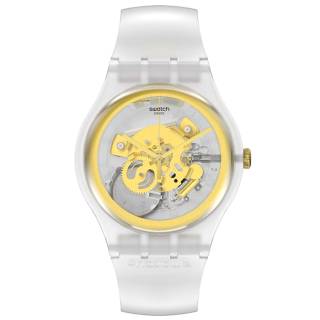 ΡΟΛΟΙ SWATCH SVIZ102-5300 SWATCH Club My Time Transparent Silicone Strap