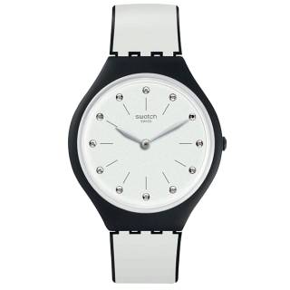 ΡΟΛΟΙ SWATCH   SVOB102 SWATCH Skinme Grey Silicone Strap