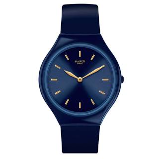 ΡΟΛΟΙ SWATCH SVON104 SWATCH Skinazuli Blue Silicone Strap