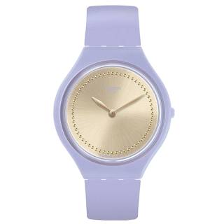 ΡΟΛΟΙ SWATCH  SVOV100 SWATCH Skinlavande Purple Silicone Strap