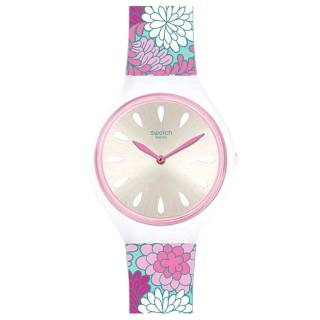 ΡΟΛΟΙ SWATCH   SVOZ100 SWATCH Mother’s Day Special Skinpivoine Multicolor Silicone Strap