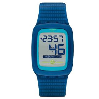 ΡΟΛΟΙ SWATCH  SVQN100 SWATCH Electrozero2 Blue Silicone Strap