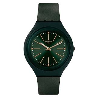 ΡΟΛΟΙ SWATCH SVUG100 SWATCH Skincappero Green Silicone Strap