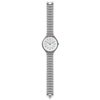 ΡΟΛΟΙ SWATCH SVUM101G SWATCH Skinsteps Silver Stainless Steel Bracelet