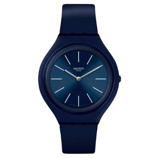 ΡΟΛΟΙ SWATCH  SVUN107 SWATCH Skindeep Blue Silicone Strap