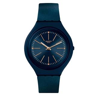 ΡΟΛΟΙ SWATCH SVUN109 SWATCH Skinatlantid Blue Silicone Strap