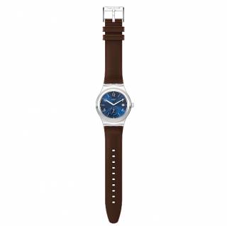 ΡΟΛΟΙ SWATCH  SY23S410 SWATCH Magnificent Irony Brown Leather Strap