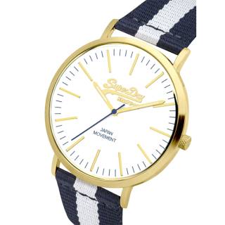 ΡΟΛΟΙ SUPERDRY  SYG183WUE SUPERDRY Oxford Two Tone Combined Materials Strap