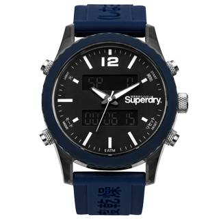 ΡΟΛΟΙ SUPERDRY  SYG206U SUPERDRY Tokyo Blue Silicone Strap