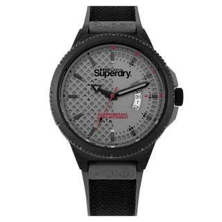 ΡΟΛΟΙ SUPERDRY SYG245EB SUPERDRY Marksman Black Combined Materials Strap