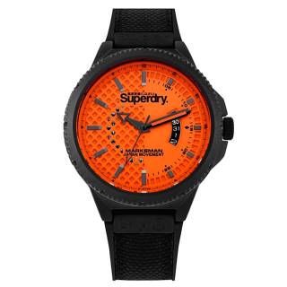 ΡΟΛΟΙ SUPERDRY SYG245OB SUPERDRY Marksman Black Combined Materials Strap