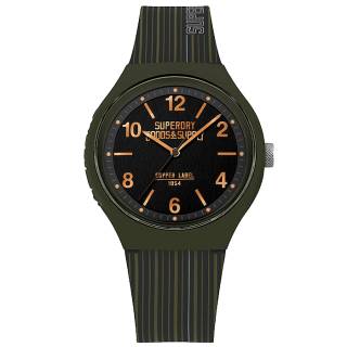 ΡΟΛΟΙ SUPERDRY SYG252N SUPERDRY Urban XL Stripe Khaki Silicone Strap