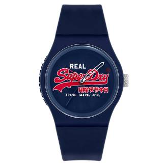 ΡΟΛΟΙ SUPERDRY SYG280UR SUPERDRY Blue Silicone Strap