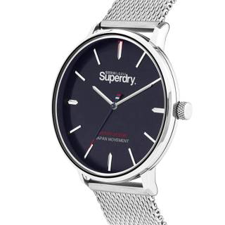 ΡΟΛΟΙ SUPERDRY  SYG284SM SUPERDRY Ascot Silver Stainless Steel Bracelet