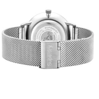 ΡΟΛΟΙ SUPERDRY  SYG284SM SUPERDRY Ascot Silver Stainless Steel Bracelet