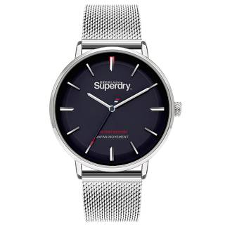 ΡΟΛΟΙ SUPERDRY  SYG284SM SUPERDRY Ascot Silver Stainless Steel Bracelet