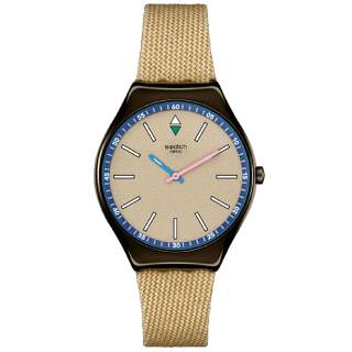 ΡΟΛΟΙ SWATCH  SYXM100 SWATCH Power Of Nature Sunbaked Sandstone Beige Combined Materials Strap