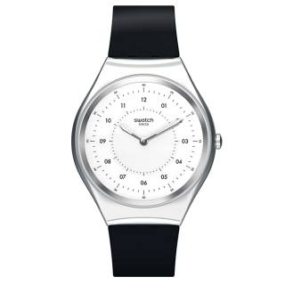 ΡΟΛΟΙ SWATCH   SYXS100 SWATCH Skinnoiriron Black Silicone Strap