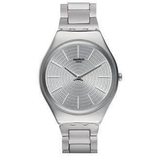 ΡΟΛΟΙ SWATCH SYXS129G SWATCH Skin Irony Grey Tralize Silver Stainless Steel Bracelet