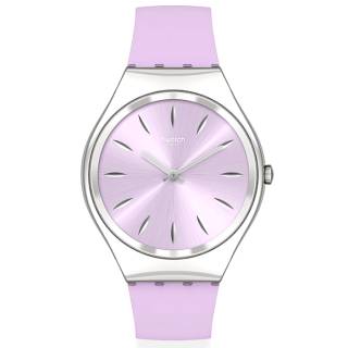 ΡΟΛΟΙ SWATCH SYXS131 SWATCH Skin Irony 38 Skinsoftblink Pink Silicone Strap