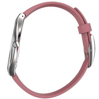 ΡΟΛΟΙ SWATCH SYXS135 SWATCH Skin Irony Roise Moire Pink Silicone Strap