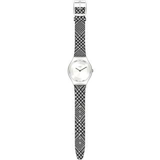 ΡΟΛΟΙ SWATCH SYXS142 SWATCH Irony Black'N'White Fabric Strap