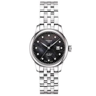 ΡΟΛΟΙ TISSOT T0062071112600 TISSOT T-Classic Le Locle Diamonds Automatic Silver Stainless Steel Bracelet