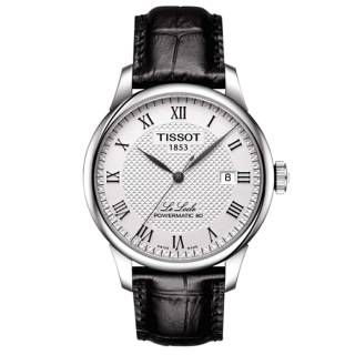 ΡΟΛΟΙ TISSOT T0064071603300 TISSOT T-Classic Le Locle Automatic Black Leather Strap