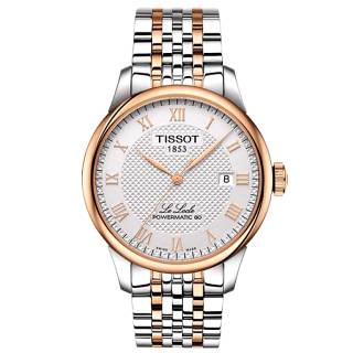 ΡΟΛΟΙ TISSOT T0064072203300  TISSOT T-Classic Le Locle Powermatic 80 TwoTone Stainless Steel Bracelet