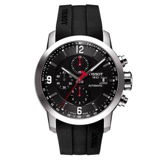 ΡΟΛΟΙ  TISSOT  T0554271705700 TISSOT T-Sport PRC200 Automatic Chronograph Black Rubber