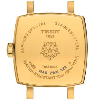 ΡΟΛΟΙ TISSOT T0581093603103  TISSOT T-Lady Lovely Square Summer Kit Pink Leather Strap Gift Set